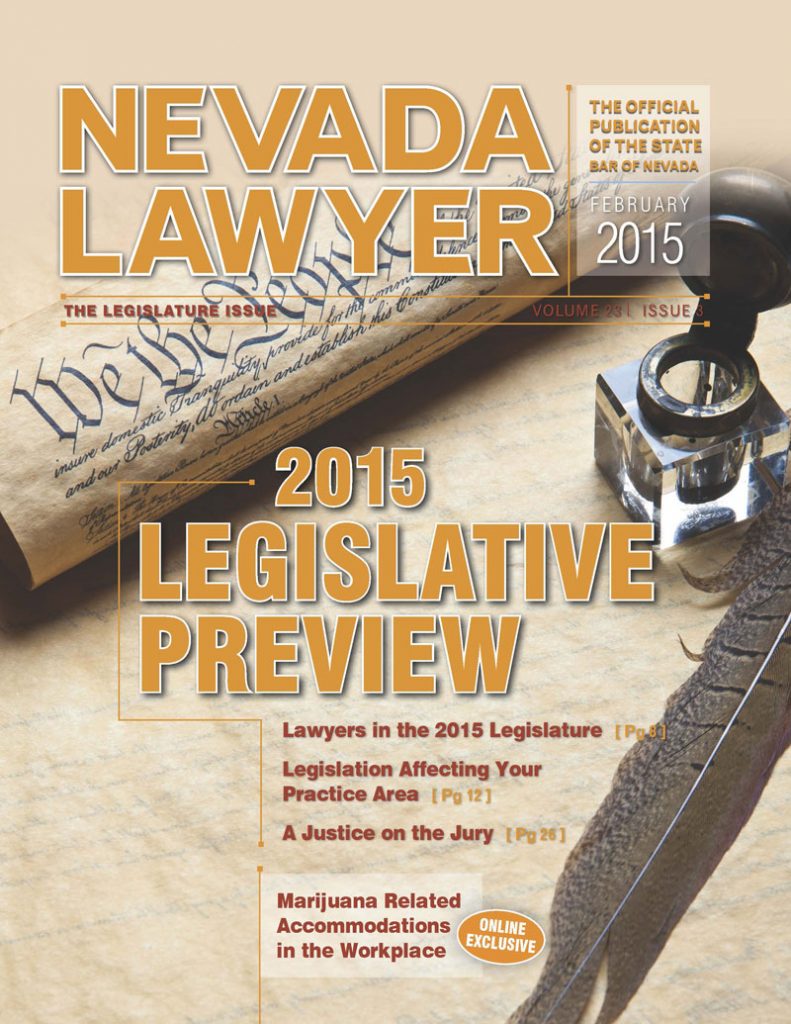 February 2015 State Bar of Nevada