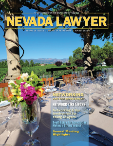 Nevada Lawyer Magazine - August 2022