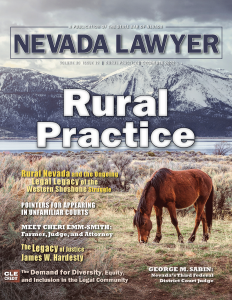 Nevada Lawyer Magazine - December 2022