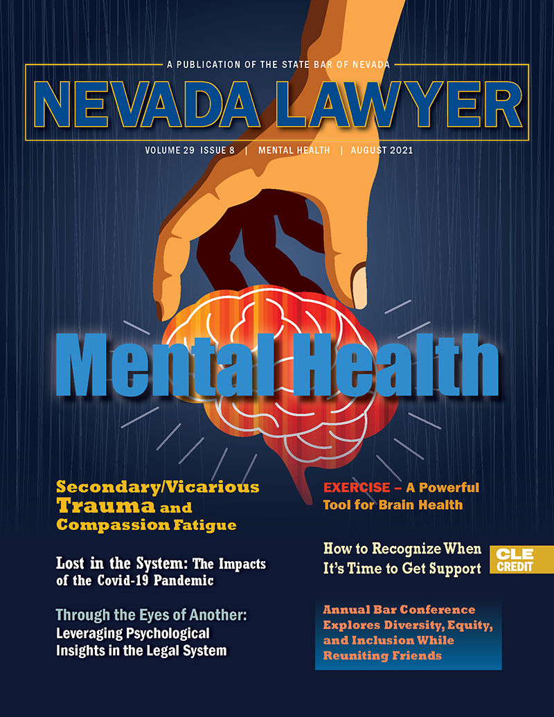Nevada Lawyer Magazine - August 2021 - Mental Health