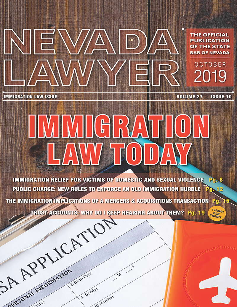 Nevada Lawyer - October 2019